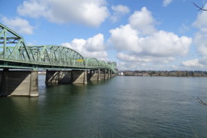Photo of interstate 5 bridge as seen from Hayden Island, Oregon