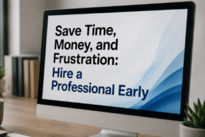 Save Time, Money, and Frustration: Hire a Professional Early